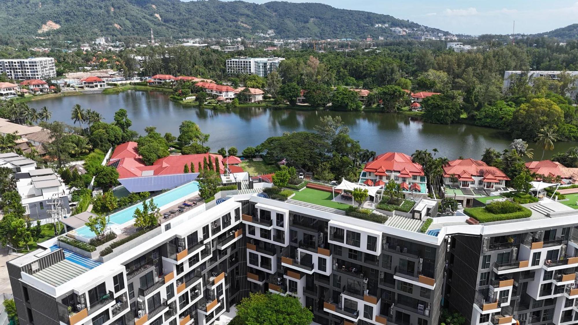 Sky Park Laguna 1Bdr Lake View Thalang Kültér fotó